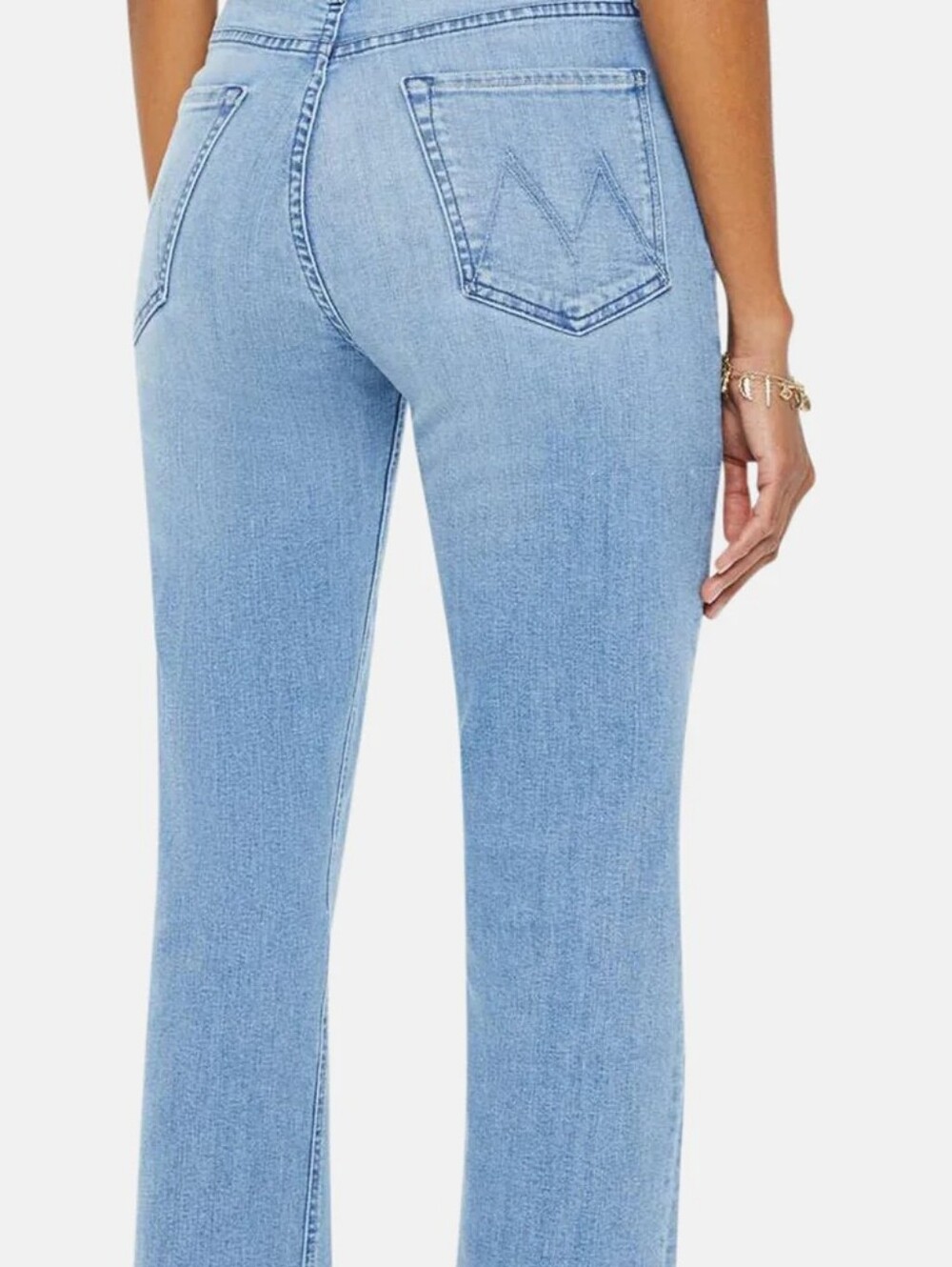 MOTHER The Tripper Ankle Fray Jeans Ja T'aime Sz 27. Retail $248